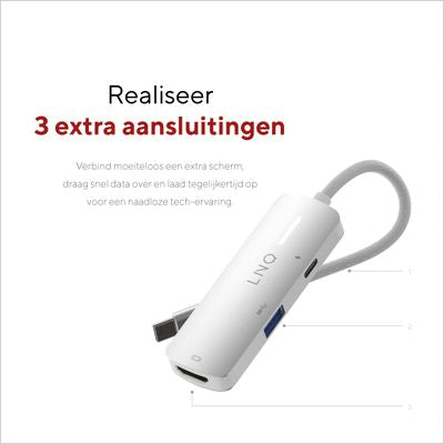 4K HDMI Adapter with PD and USB-A