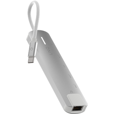 6in1 Pro USB-C 10Gbps Multiport Hub met 4K HDMI en Ethernet