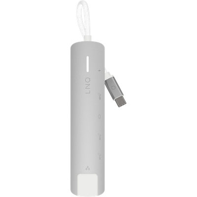 6in1 Pro USB-C 10Gbps Multiport Hub met 4K HDMI en Ethernet