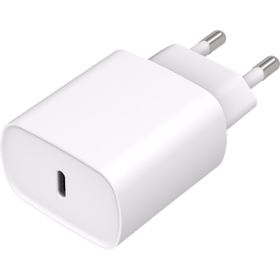 Essential 20W USB-C PD Adapter + USB-C PD Cable - 150cm - White