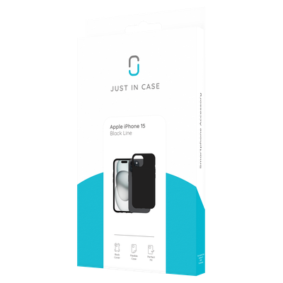 iPhone 15 - Soft TPU Case - Black