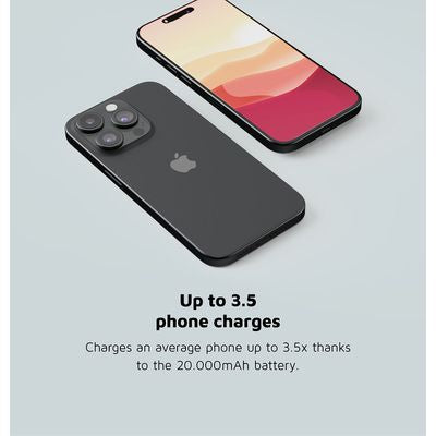 Powerbank 20.000 mAh - 35W Fuel Series - Midnight Black