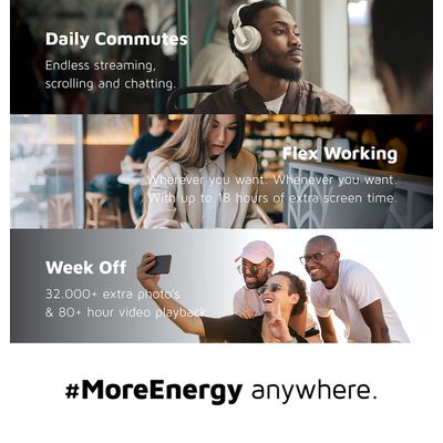 Powerbank 45.000 mAh - 67W Fuel Series - Midnight Black