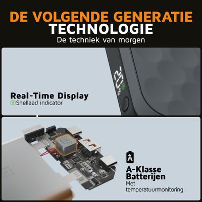 Powerbank 10.000 mAh - 20W Fuel Series - Midnight Black