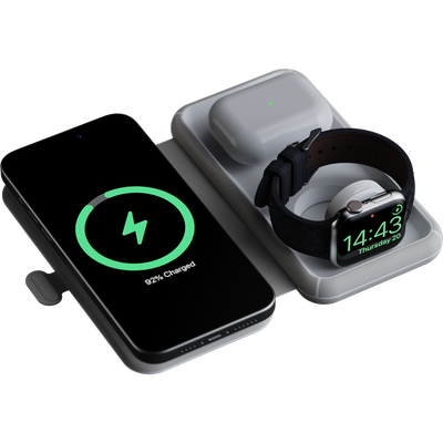 Foldable Wireless Travel Charger 3 in 1 - 15W